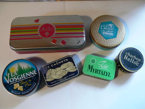 Lot de boites mtal 14 Plougoumelen (56)