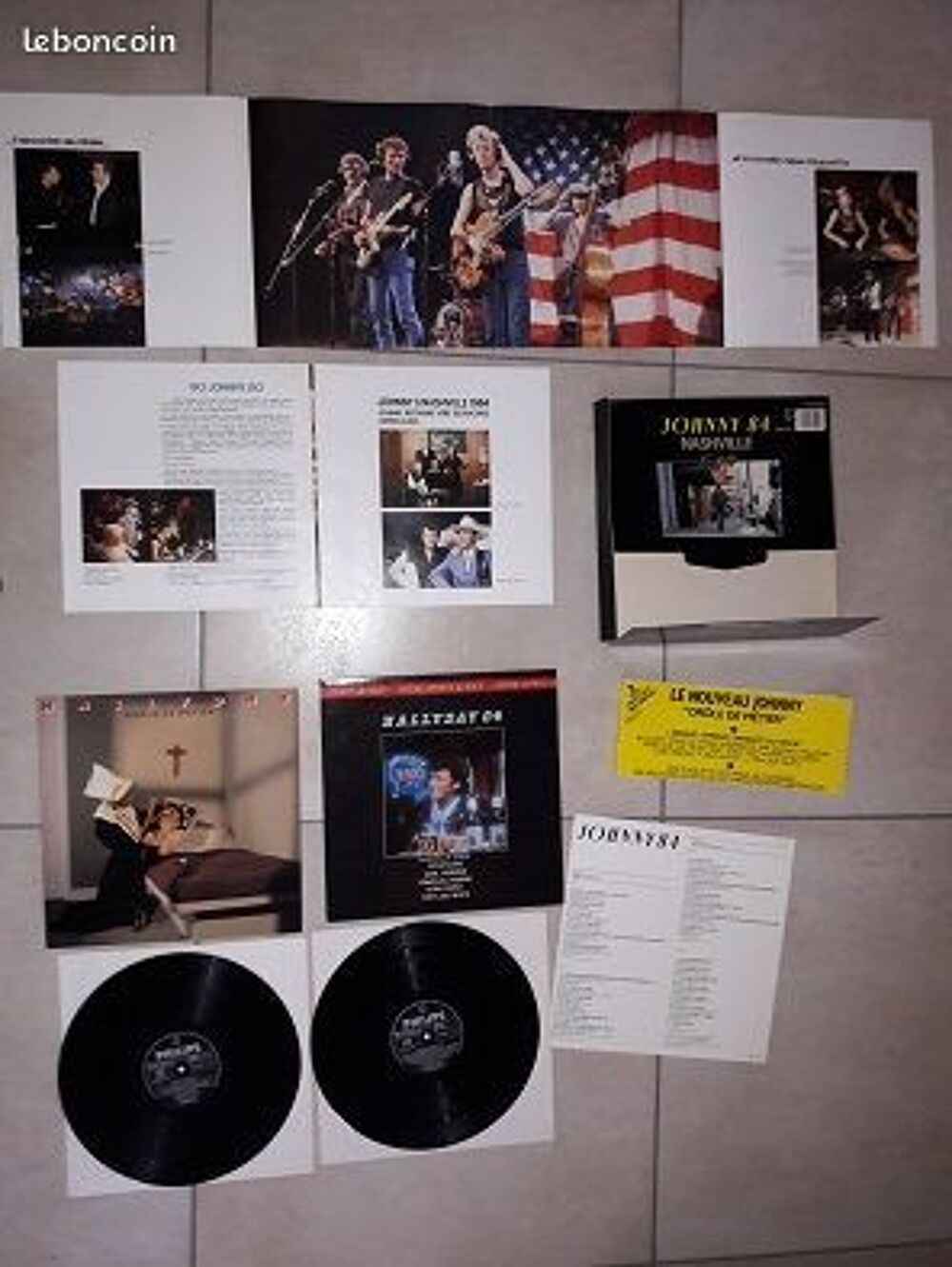 JOHNNY HALLYDAY NASHVILLE 84 Edit Limit&eacute; N&deg;6814642 CD et vinyles