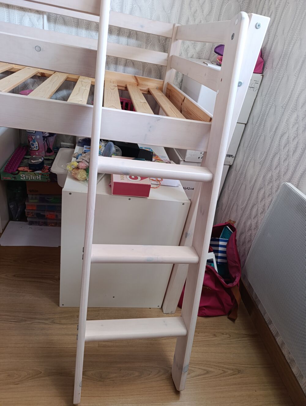 lit enfant semi mezzanine 90x190 avec bureau Meubles