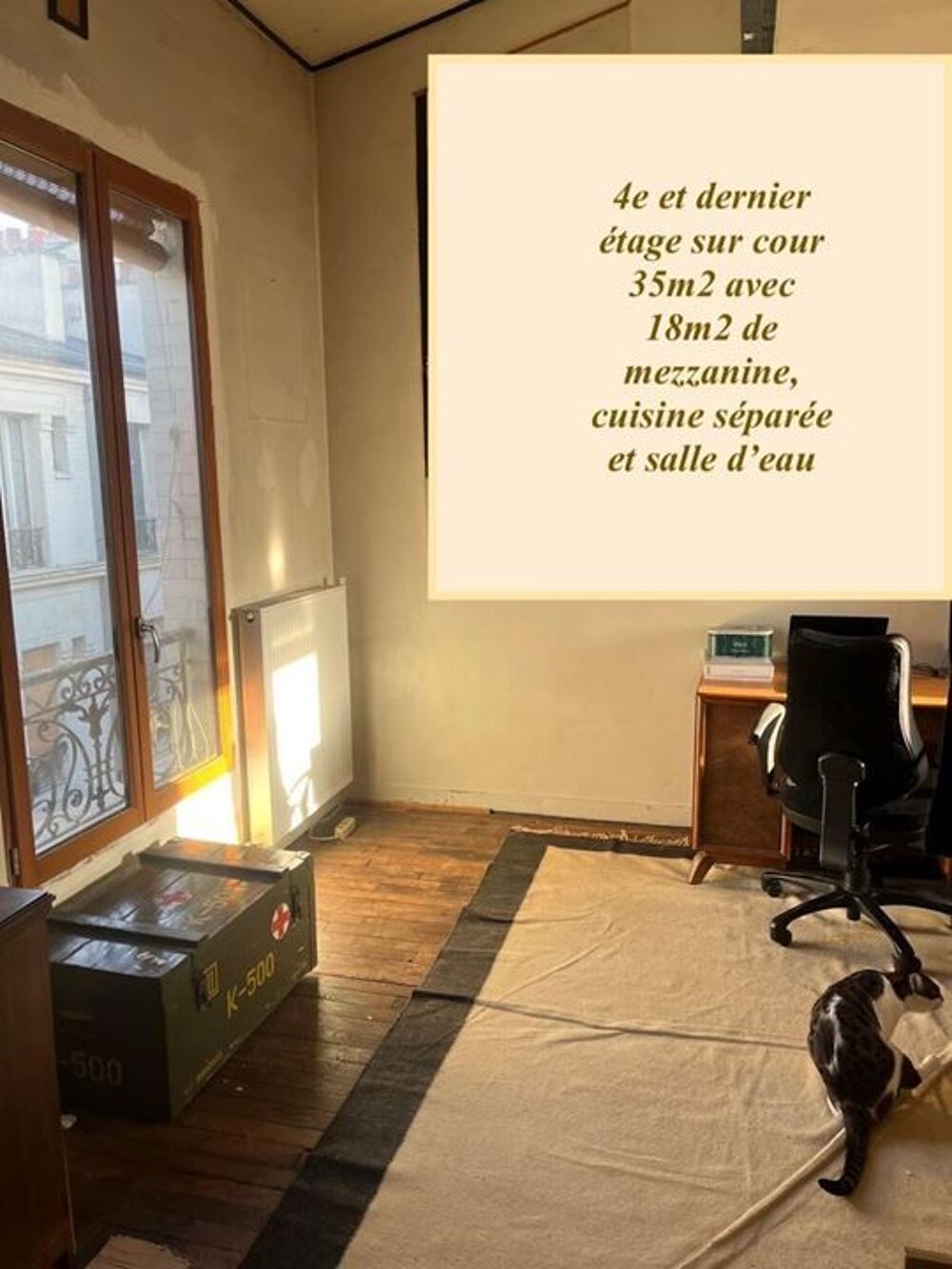 Vente Appartement T2 - 40m ² Paris 13