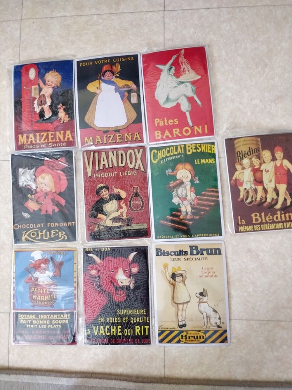 &eacute;ditions Ct cartes postales m&eacute;tal 