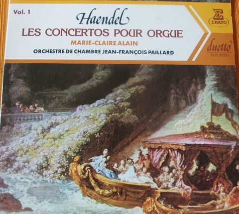 Vinyls  (2)  HAENDEL  Orgue  MC ALAIN  6 Lille (59)
