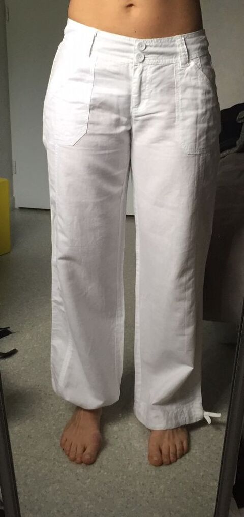 Pantalon femme blanc - T.36 5 Bourg-en-Bresse (01)