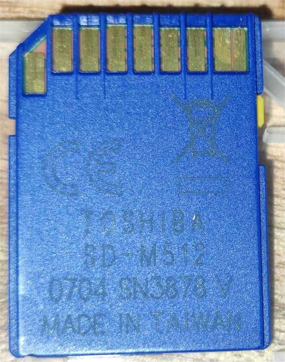Carte SD 512 Mo Cube Memory Matériel informatique