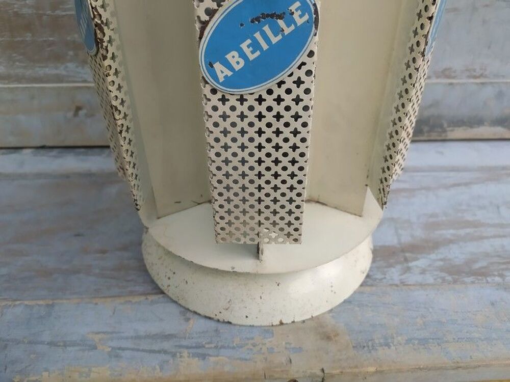 Pr&eacute;sentoir Boite Publicitaire Cirage Abeille Vintage Polish
