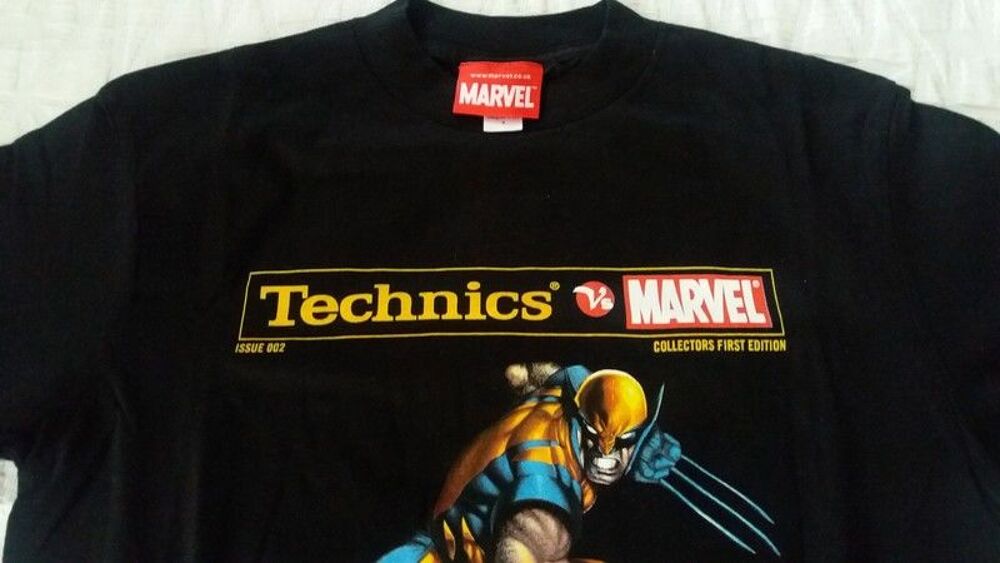 t shirt wolverine marvel taille xs logan platine technics
Vêtements