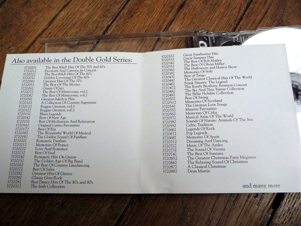 The Greatest Love Songs- 2 CD- 32 Chansons- Double Gold CD et vinyles