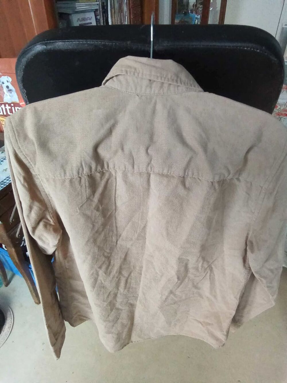 Chemise en velours taille S Vêtements