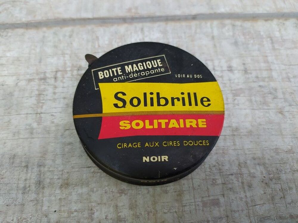 Anciennes Boites Publicitaires Cirage Solibrille 