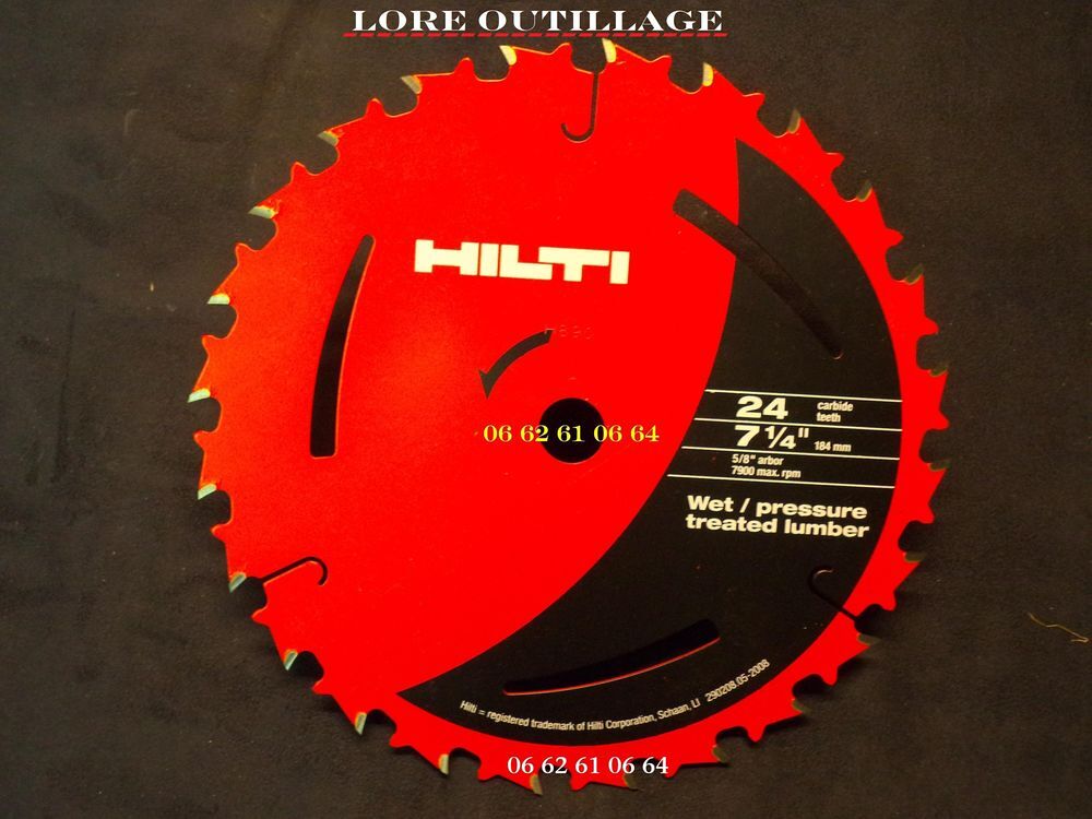 HILTI - Lame de scie circulaire Bricolage