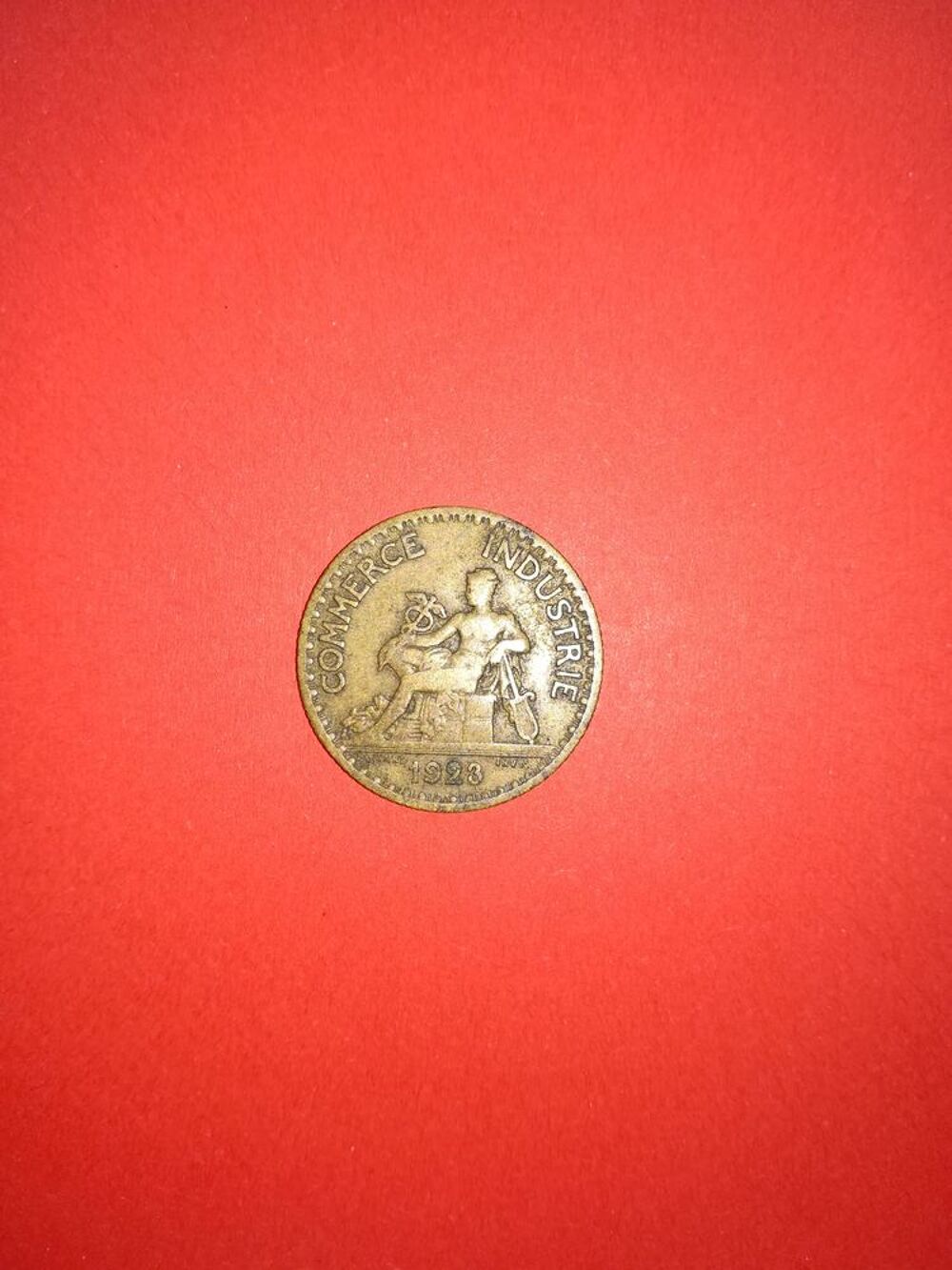 Tr&egrave;s rare pi&egrave;ce de1 franc de 1923. 