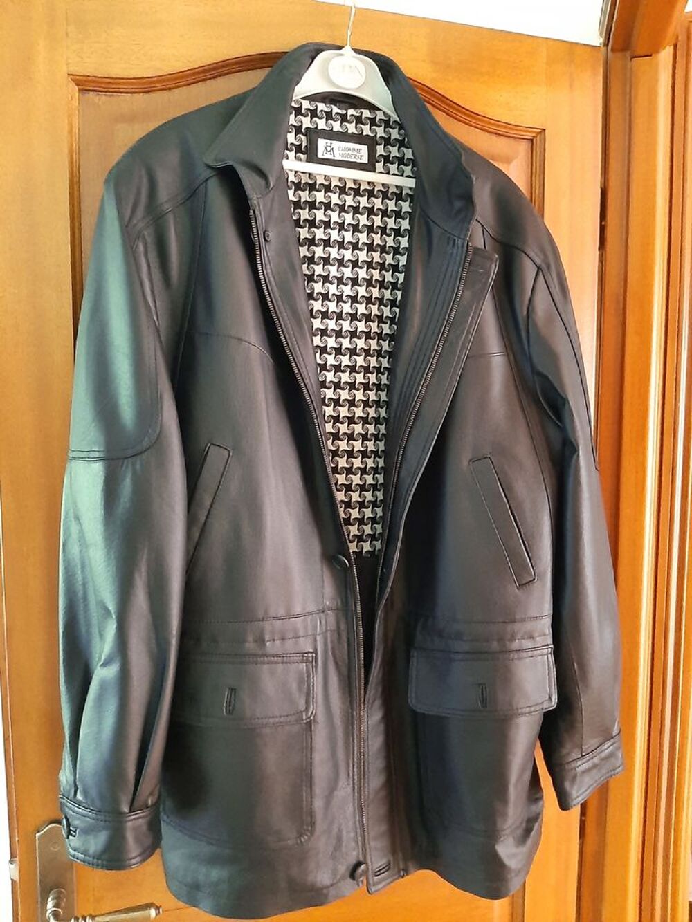 Veste Parka cuir Nappa neuve XXL Vêtements