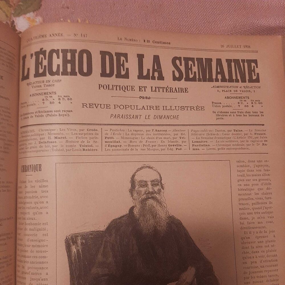 Journal ancien rare. 