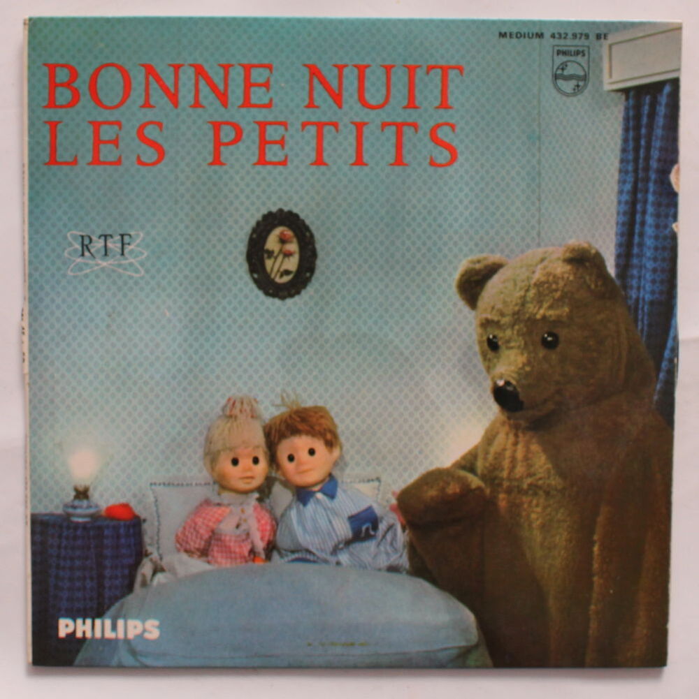 Disque 45 Tours Bonne Nuit Les Petits - Nounours - ORTF Audio et hifi