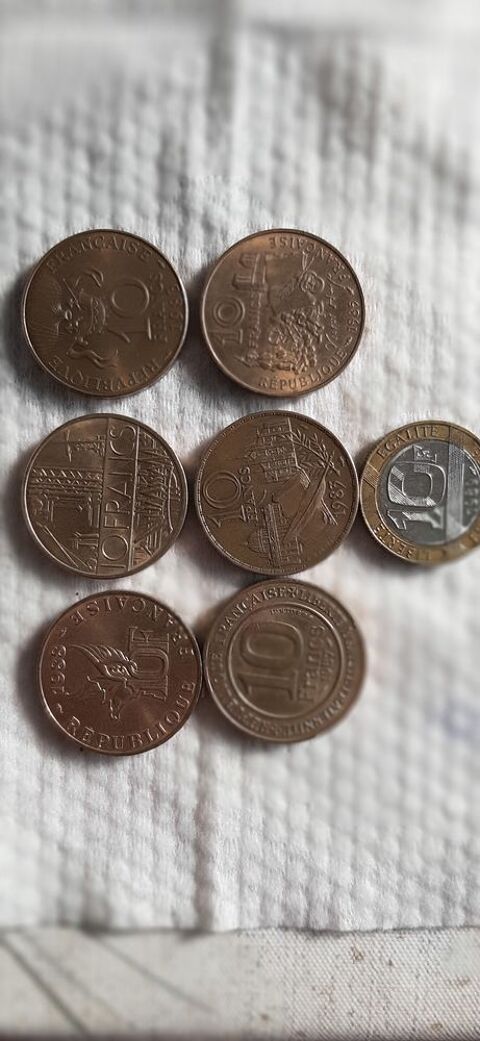 Lots de 7 pi�ces  de 10 Francs
0 Villeneuve-d'Ascq (59)