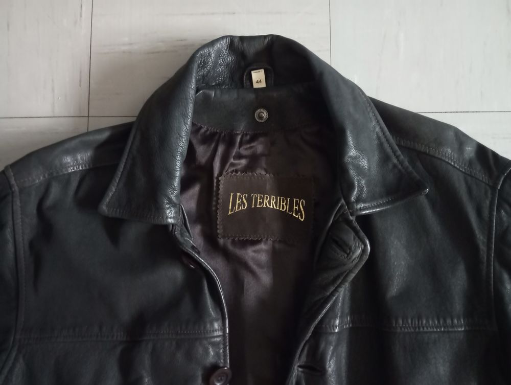 veste cuir v&eacute;ritable "les terribles" Vêtements