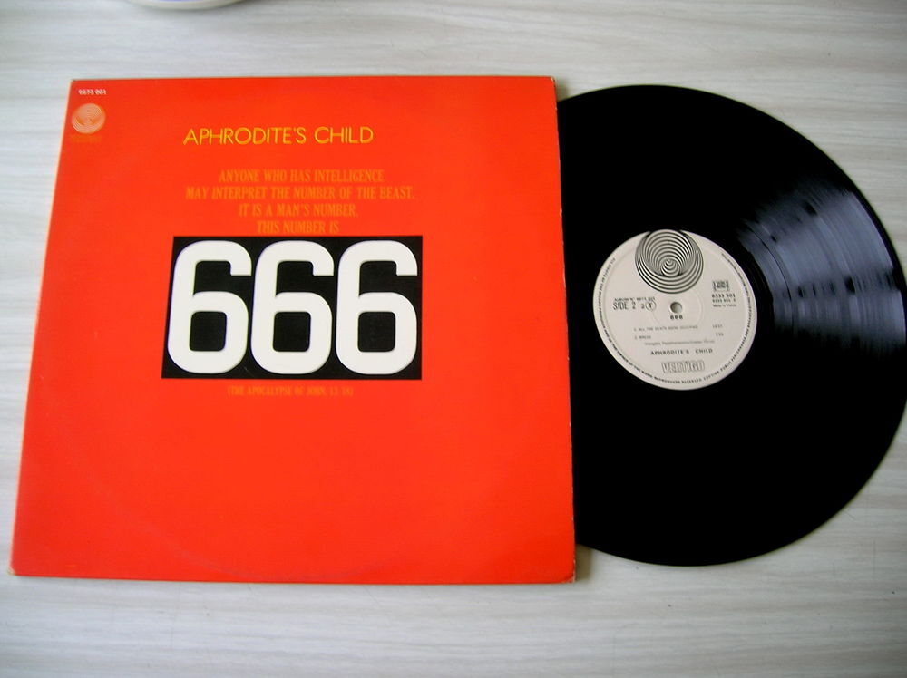 Double 33 Tours APHRODITE'S CHILD 666 CD et vinyles