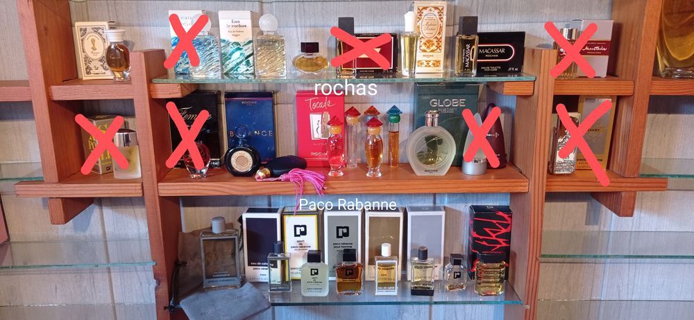 Lot n&deg;4 miniatures de parfum de collection 