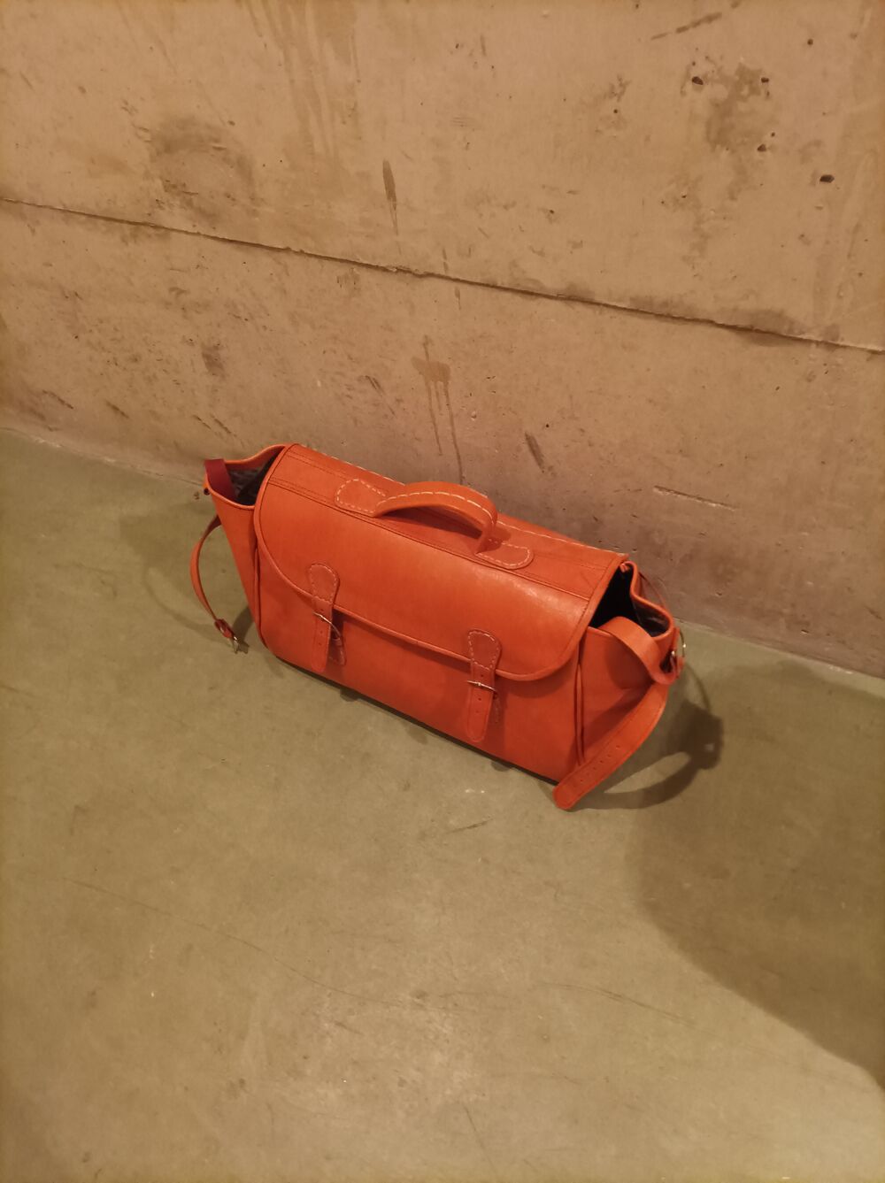 Sac de voyage cabine en cuir Maroquinerie