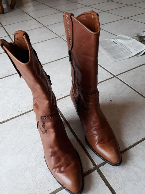 bottes cavalières  tout  cuir 0 Vernosc-lès-Annonay (07)