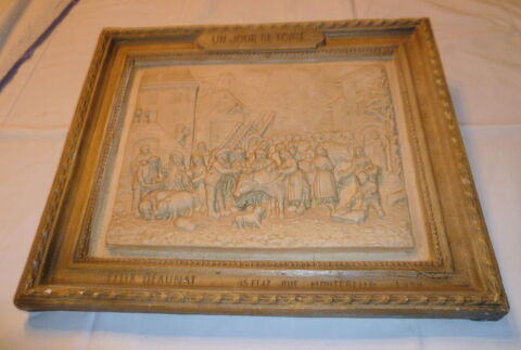 TABLEAU SCULPTE PUBLICITAIRE ANCIEN 0 Gar�oult (83)