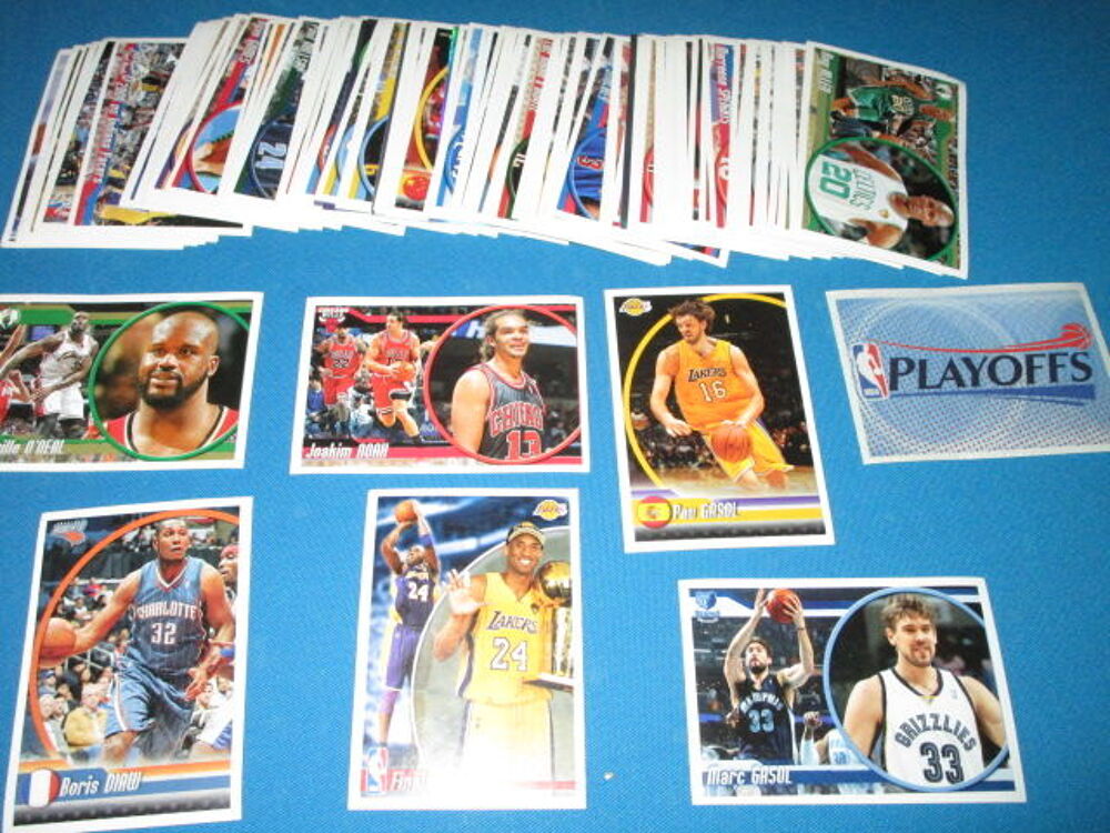 LOT VIEILLES VIGNETTES NBA 2010"NOAH--SHAQUILLE O' NEAL" Jeux / jouets