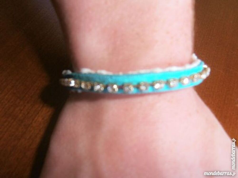 Bracelet r&eacute;versible &agrave; strass (28b) Bijoux et montres