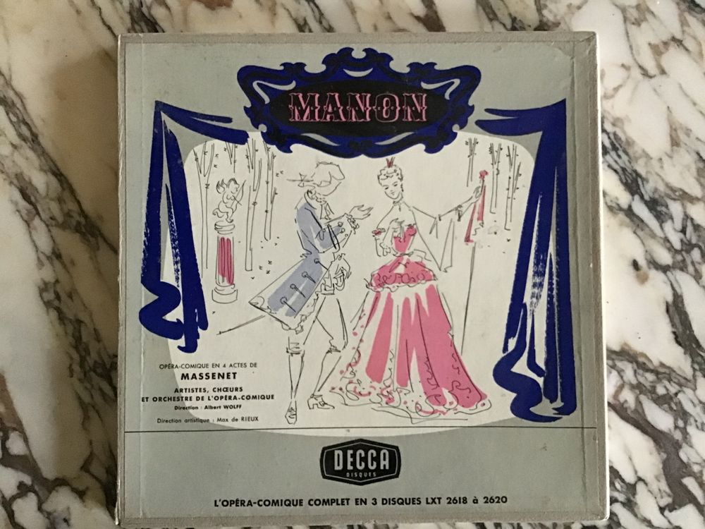 Massenet - Manon CD et vinyles
