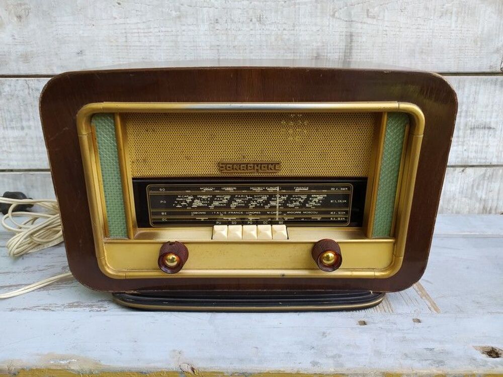 ANCIEN POSTE RADIO vintage annees 70 de marque reela a reviser EUR 20