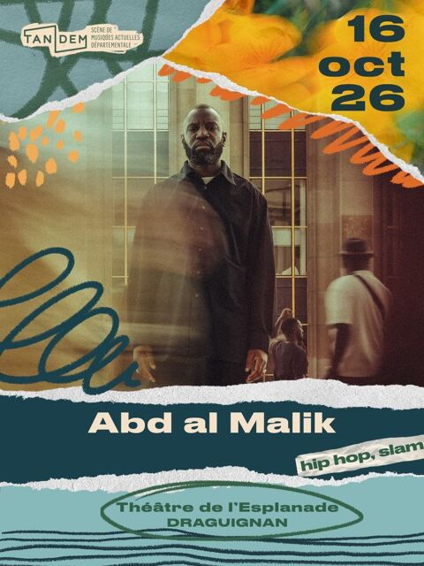 2 billets pour Abd Al Malik à Draguignan vendredi 16 octobre 7 Draguignan (83)