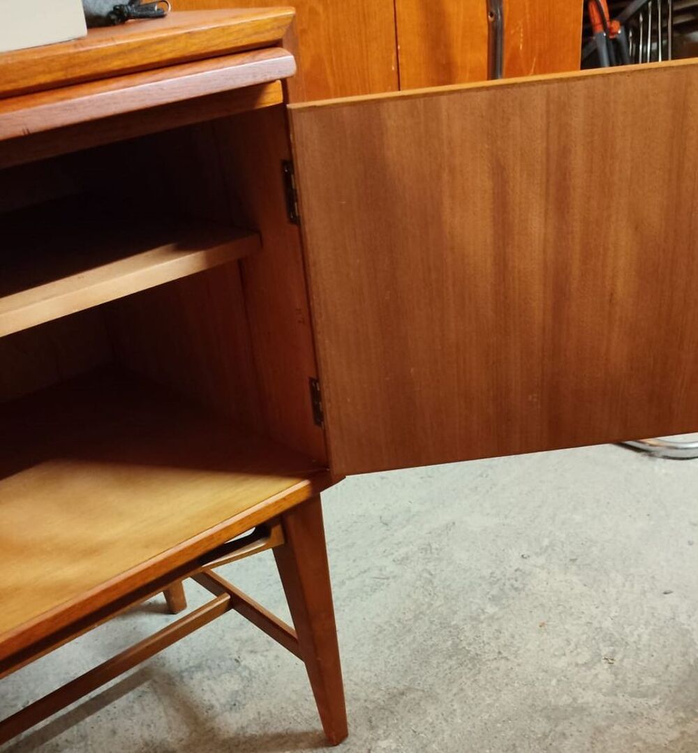 Buffet scandinave vintage en teck avec surface d'&eacute;criture Meubles