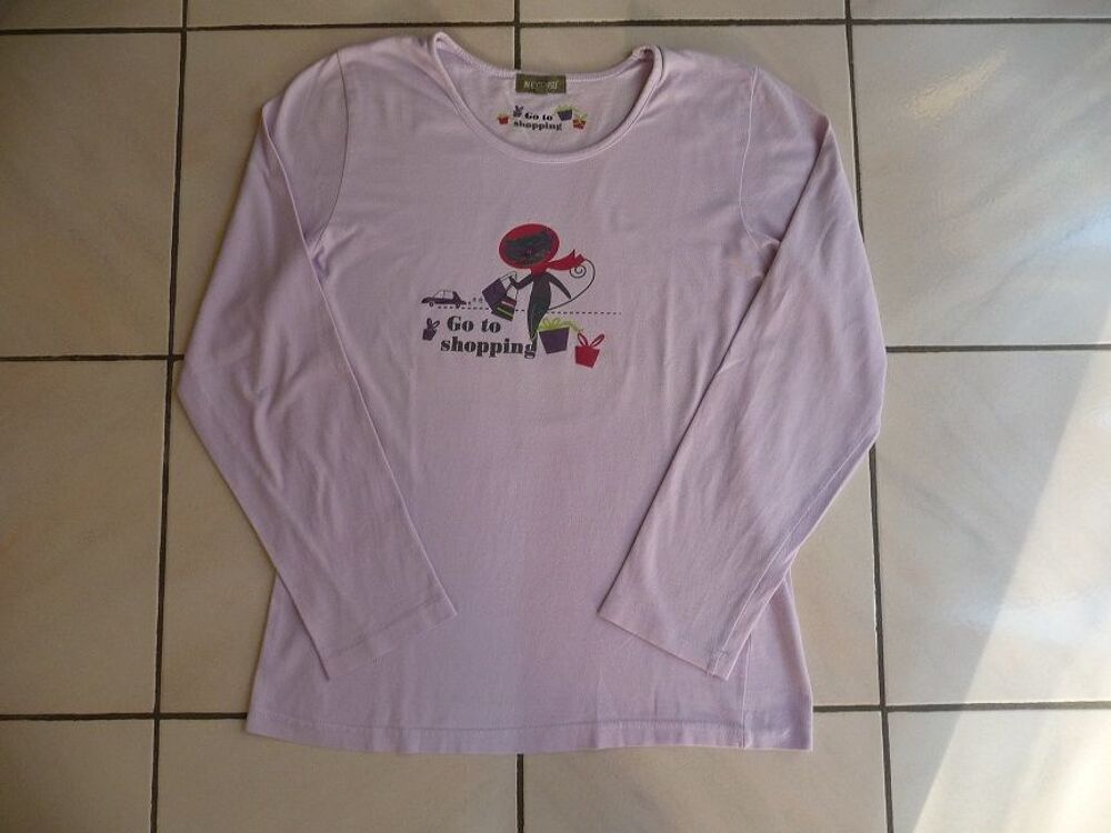 Pyjama lilas Go to shopping Taille 38-40 Vêtements