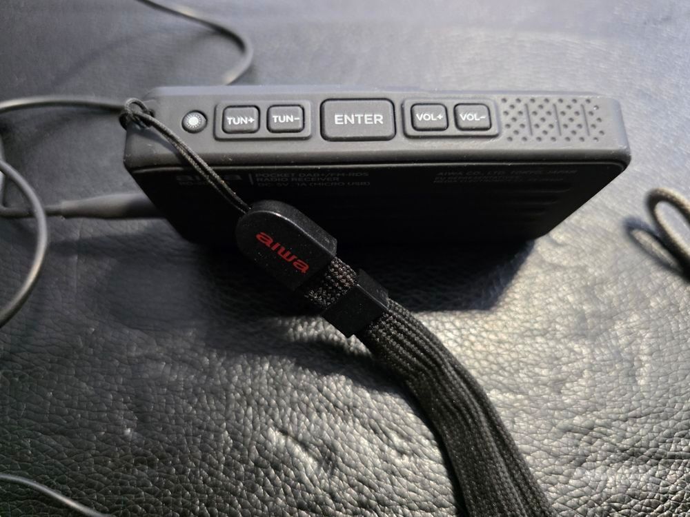 Mini DAB+ aiwa DAB+ / FM-RDS Pocket radio receiver + casque Audio et hifi