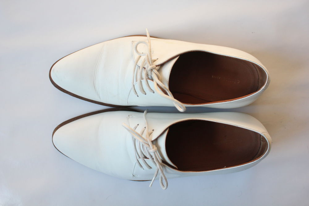 Derbies blanc CELINE par Phoebe Philo T.39 Chaussures