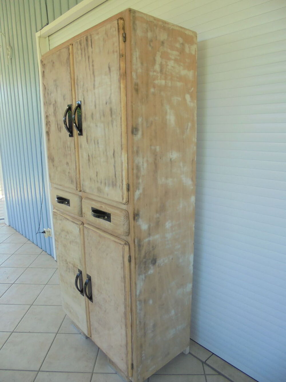 Ancien meuble de cuisine relook&eacute;,buffet vintage Meubles