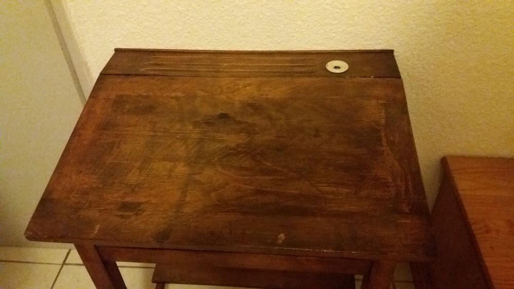 Bureau &eacute;colier enfant ancien Décoration