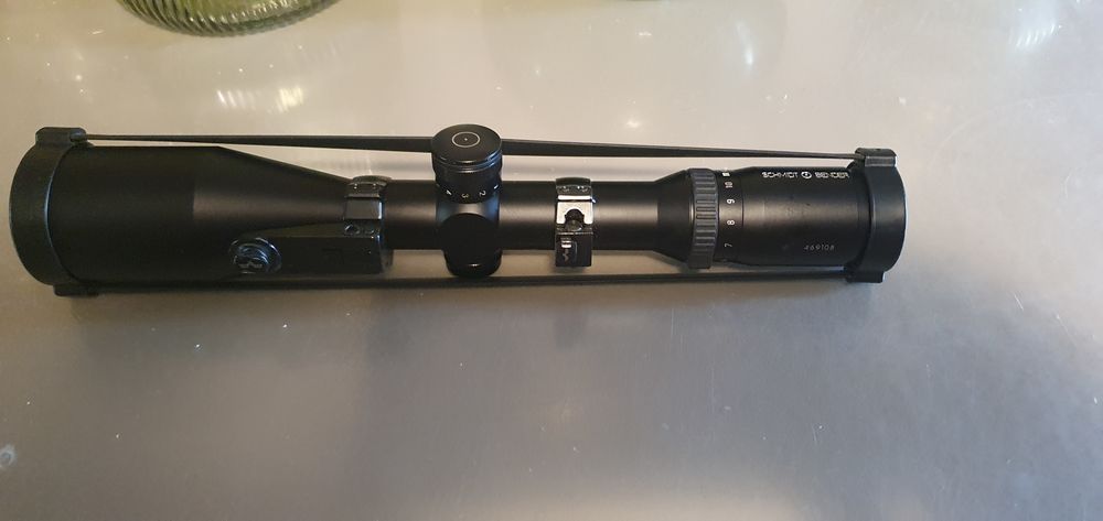 Lunette schmidt et bender 3x12x50 point rouge Sports