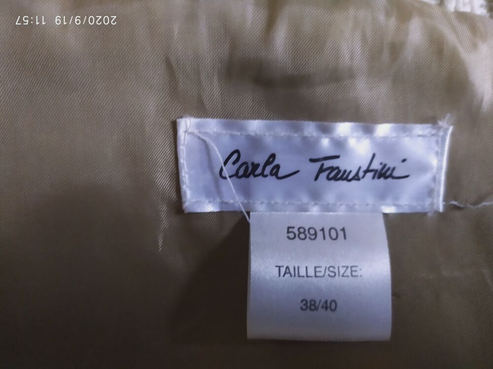veste matelass&eacute; beige carla faustini Vtements