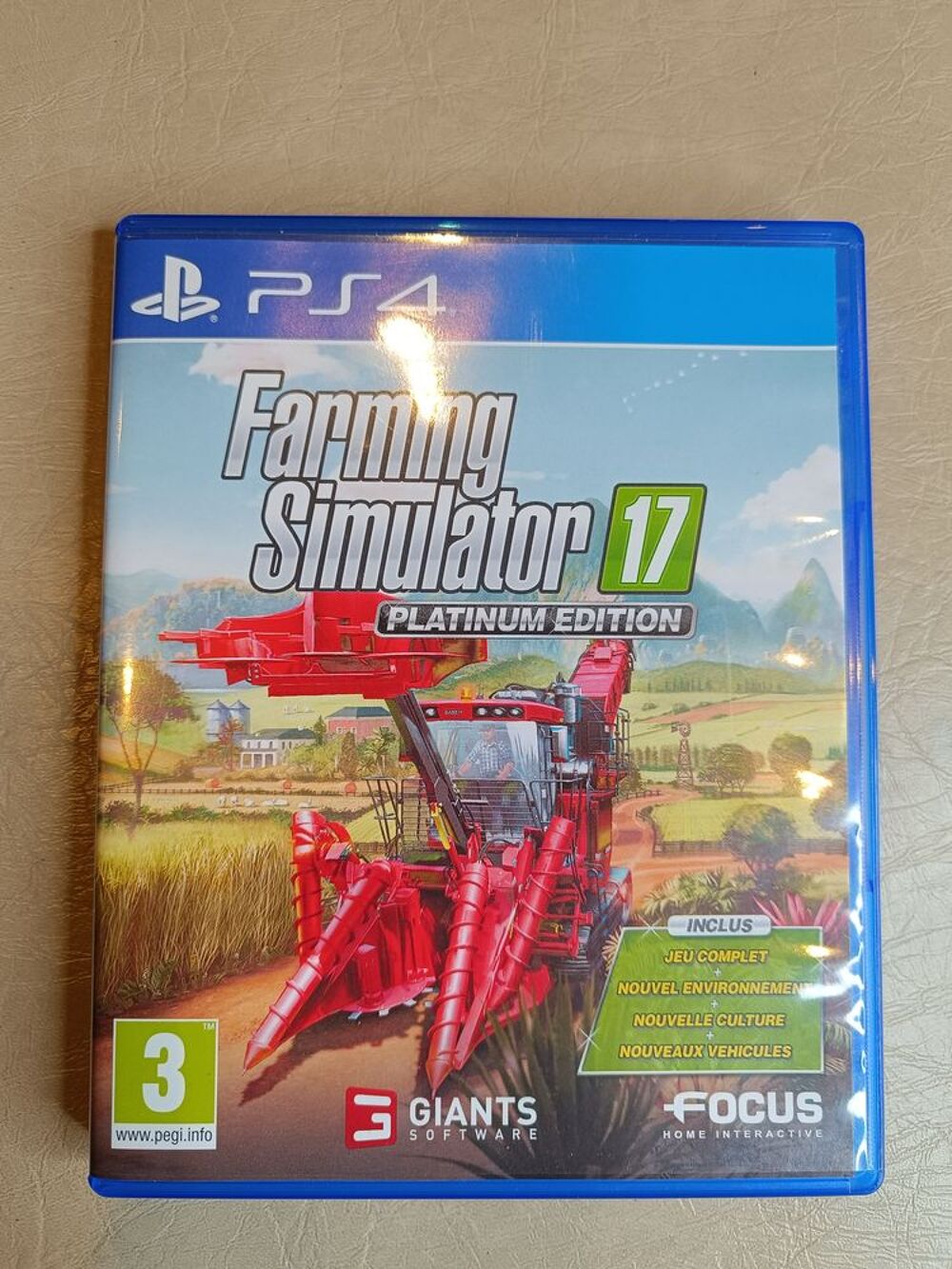 Jeux PS4 Farming Simulator 17 +3 Playstation 4 FR Platinum e Consoles et jeux vidos