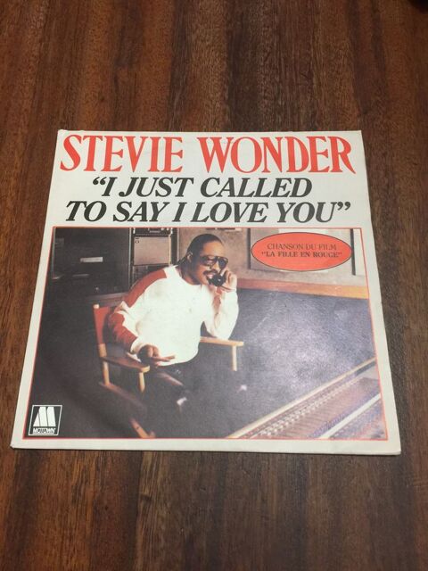 Vinyle 45 tours Stevie Wonder  I just called to say i love you  3 Saleilles (66)
