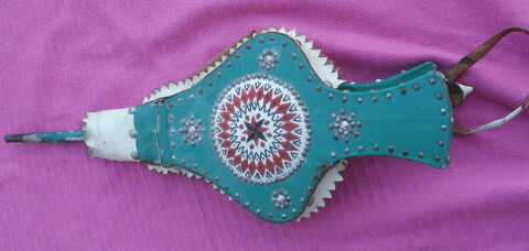Ancien soufflet de chemin�e d�coratif, art Am�rique du Sud? 10 Montauban (82)
