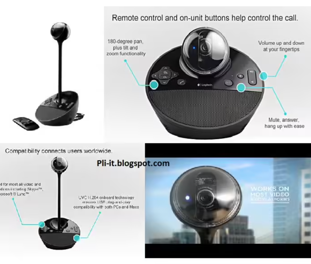 Logitech BCC950 ConferenceCam - Cam&eacute;ra web
Matériel informatique