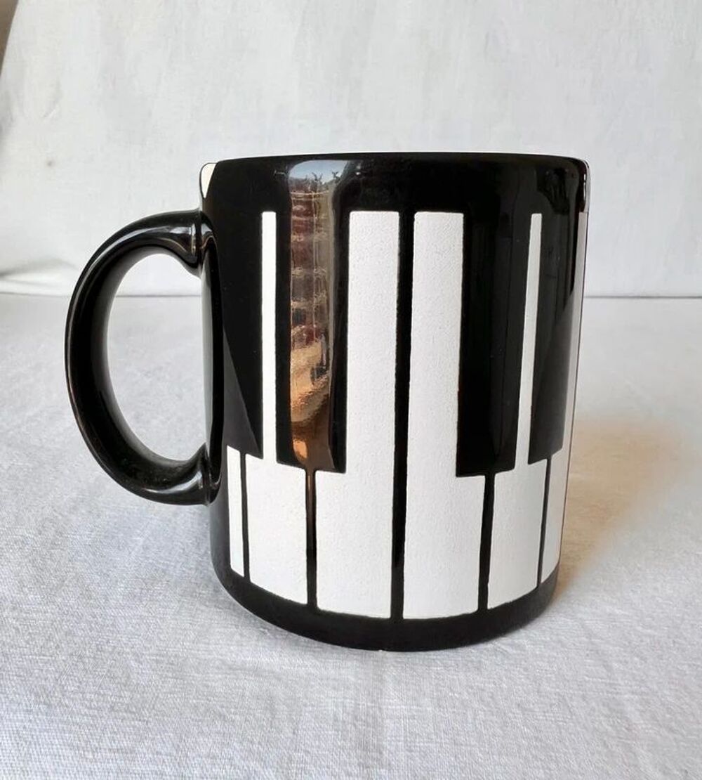 Mug Waechtersbach Piano. C&eacute;ramique allemande vintage Décoration