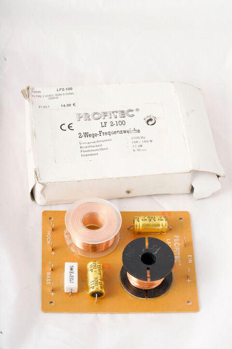 Filtre Profitec  2 voies 180W 8 Ohms 2500Hz
9 Vincennes (94)
