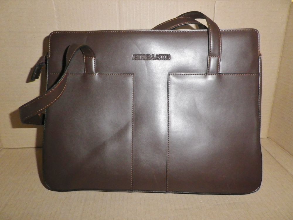SAC MARRON DE MARQUE ARTHUR &amp; ASTON ***NEUF*** Maroquinerie