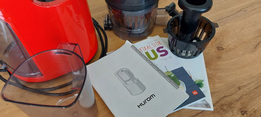 EXTRACTEUR DE JUS VERTICAL H200 - ROUGE - HUROM Cuisine
