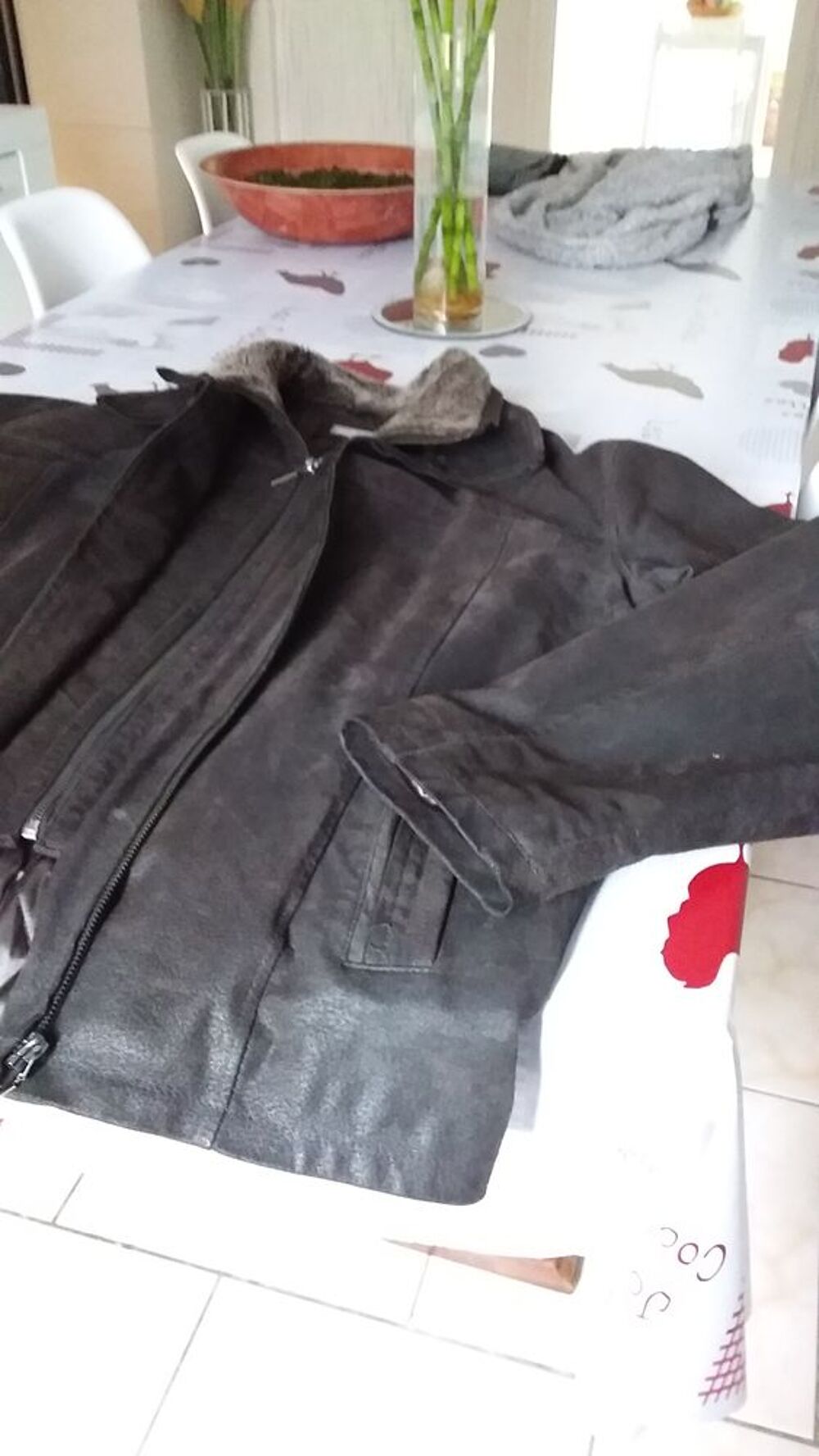 Veste cuir Vêtements