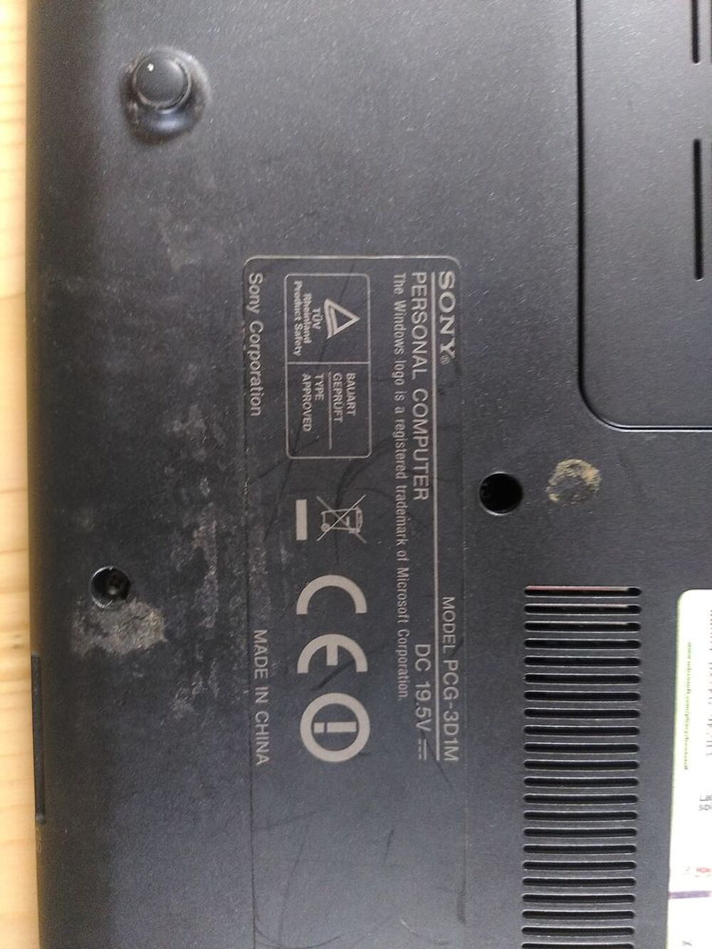Sony VAIO VGN-FW21M / PCG-3D1M ? Fonctionnel - Sous Lubuntu Matériel informatique
