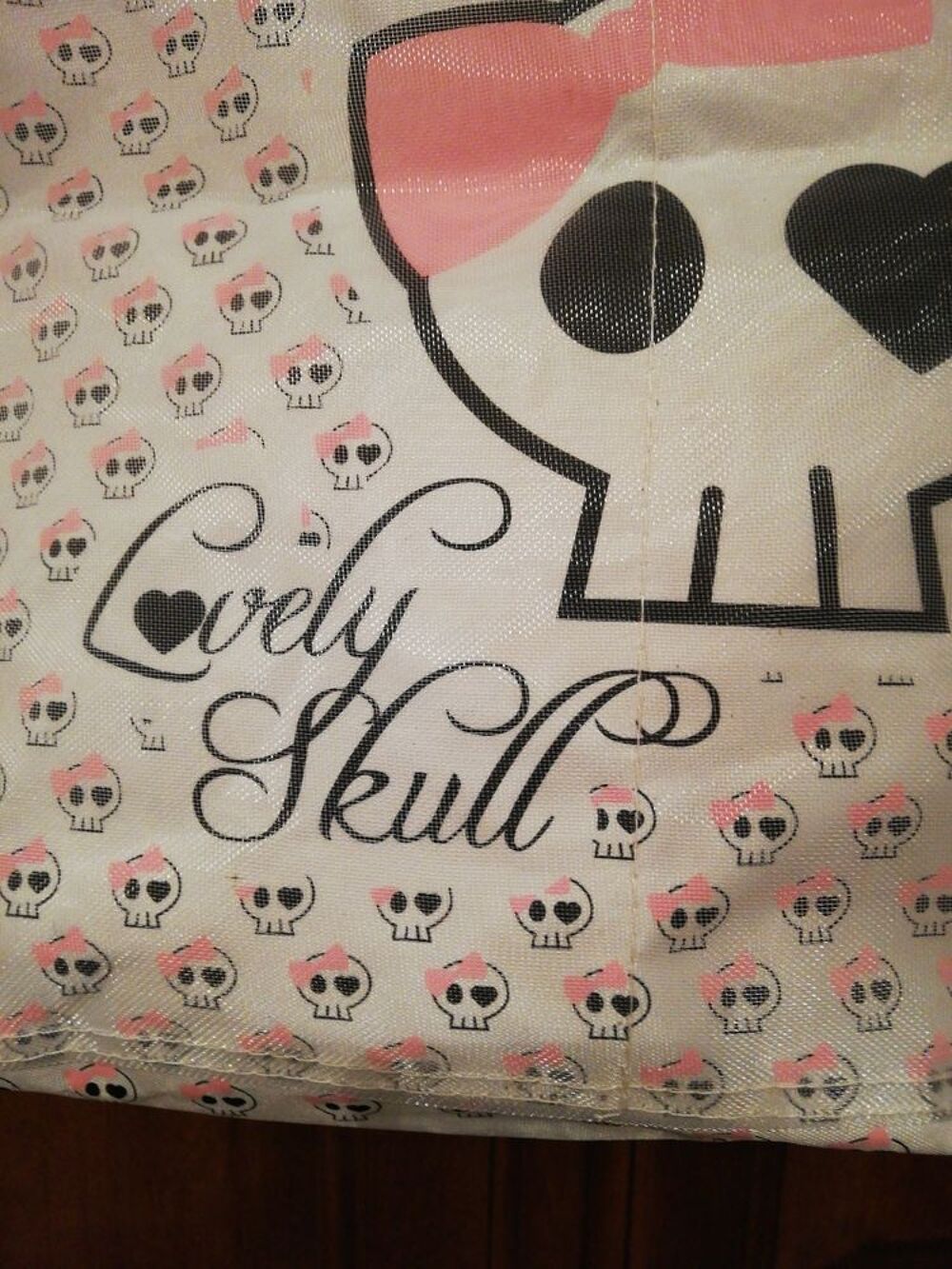 Sac &agrave; main synth&eacute;tique cr&eacute;ation CHAUSSEA &quot;LOVELY SKULL&quot; Maroquinerie