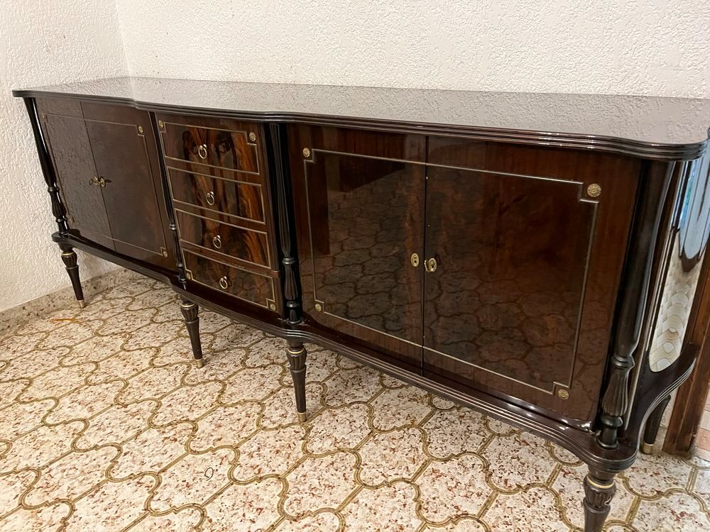 Salle &agrave; manger style Regency (vintage 1960). Meubles